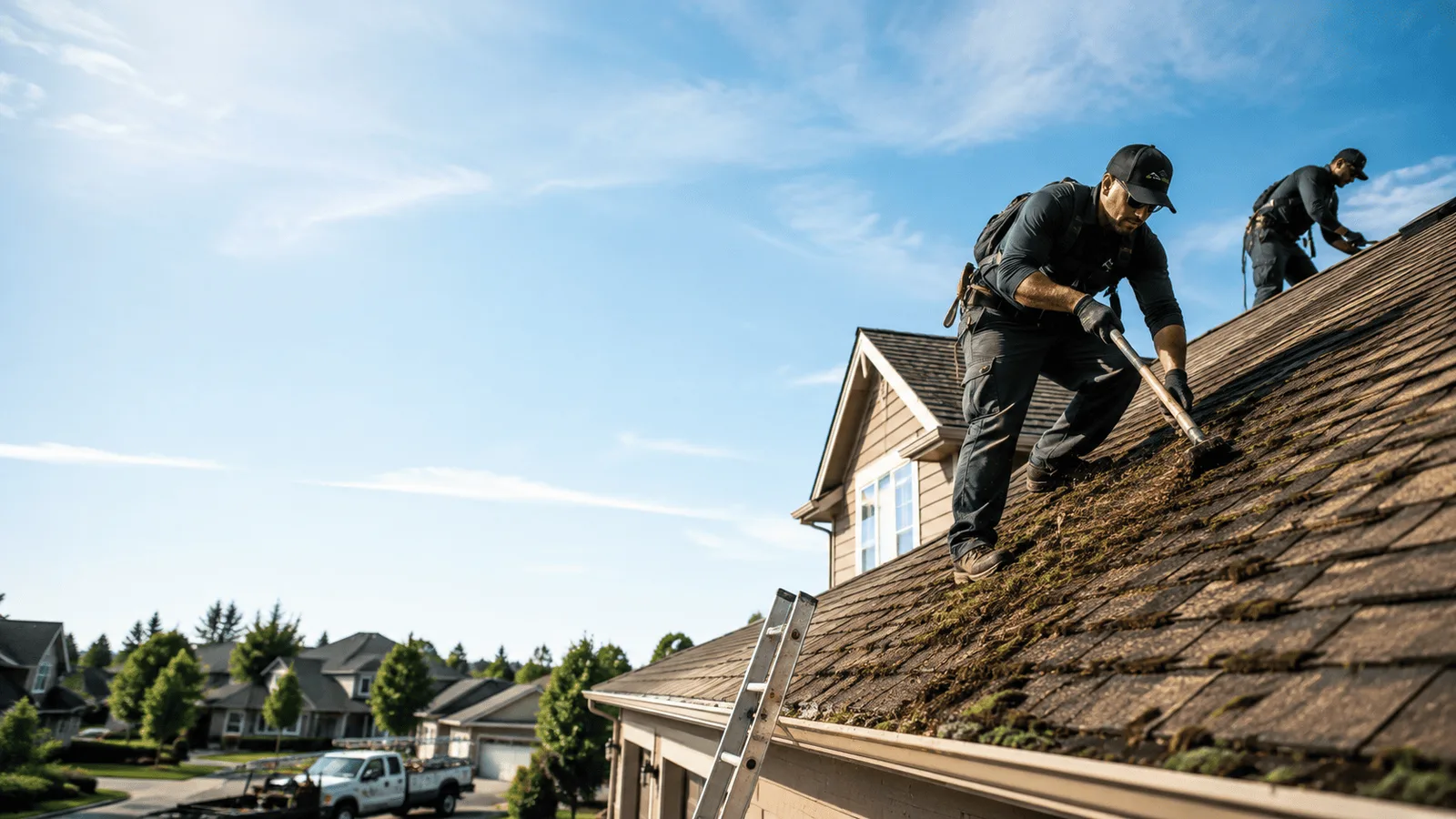 Roof Moss Removal in Bridge City, TX near me